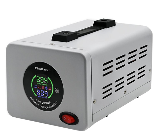 Qoltec Automatyczny stabilizator napięcia AVR PRO 2000VA 3% - 1092286 - zdjęcie